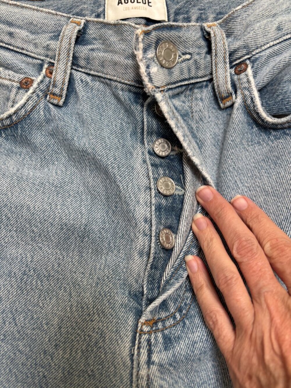 Agolde 90's Pinch Waist High Rise Straight Jean - Picture 4 of 9